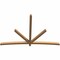 Ekena Millwork Alberta Timber Gable Bracket, Western Red Cedar, 108"W x 72"H x 3 1/2"D x 3 1/2"F, 16/12 Pitch GBW108X72X0404ALB00SWR - alternate 5